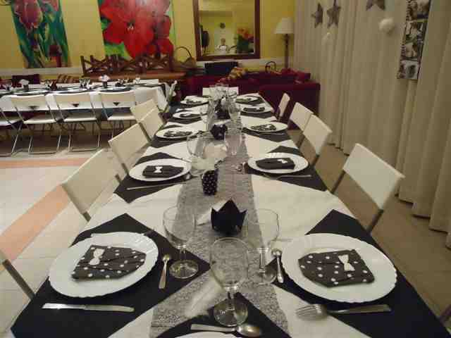 soiree, noir, et, blanc